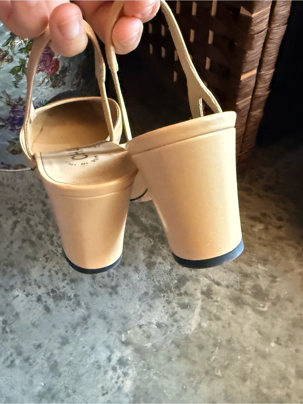 CHANEL Classic Beige and Black Two-Tone Slingback Mules w/ Box - Picture 3 of 9